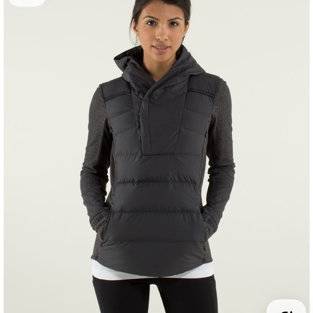 Lululemon Dark Grey Puffer Hoodie